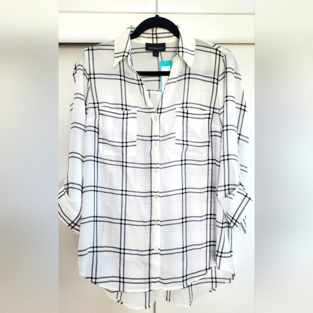 Button Down Blouse